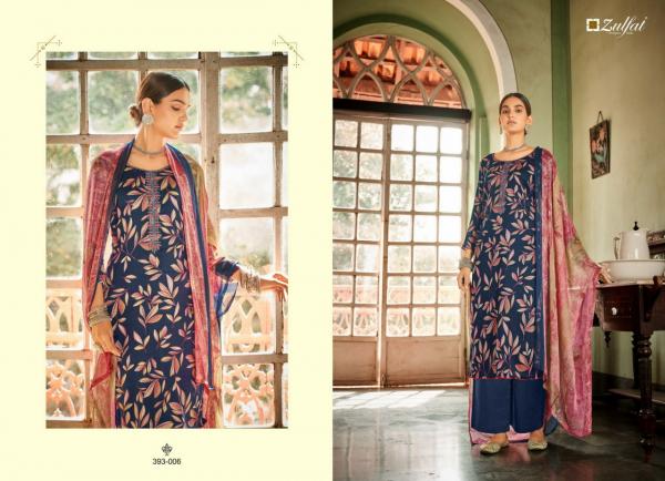 Zulfat Pankhudi Jam cotton Digital Print Designer Dress Material